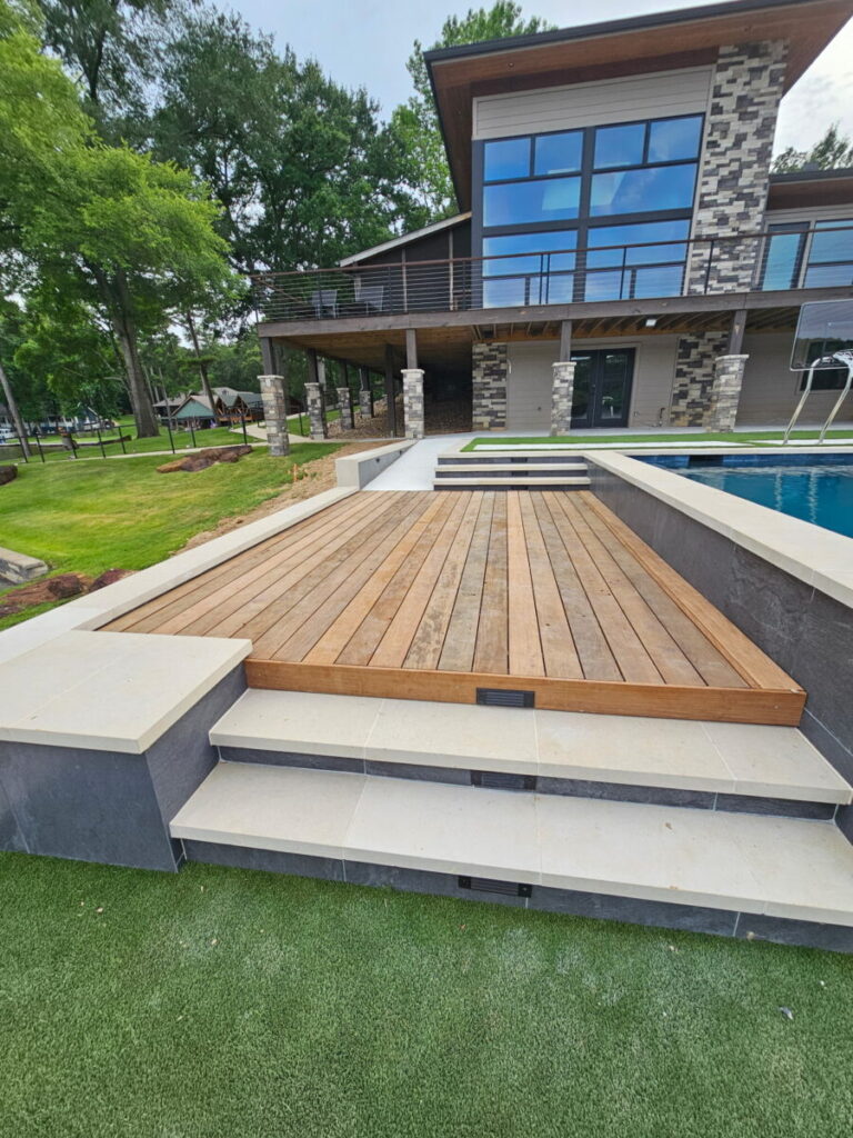 S&S Outdoor Living - custom pool deck and hardscaping