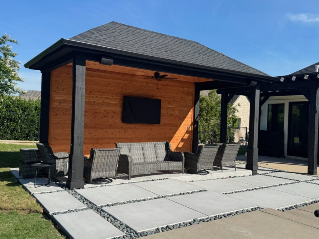 S&S Outdoor Living - custom patio cover and pavers